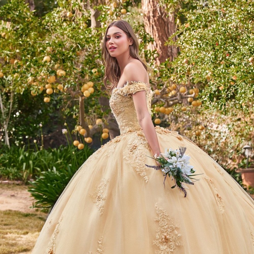 NEW FLORAL LONG OFF SHOULDER SLEEVELESS EMBROIDERED SEQUIN BALL GOWN 15702